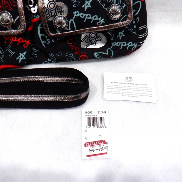 COACH Poppy Graffiti Hobo - Picture 2 of 16